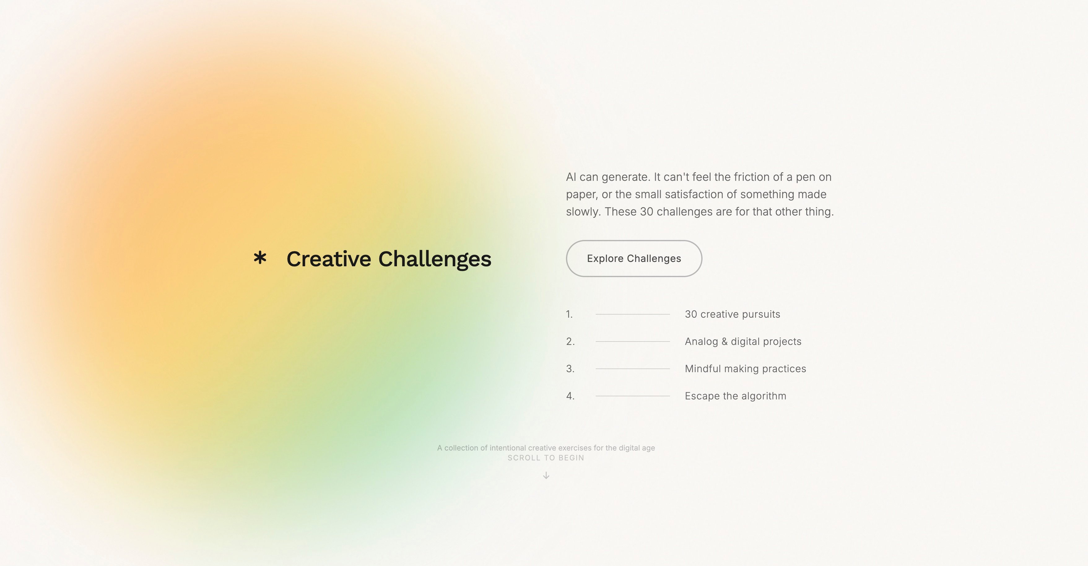 Building Creative Muscle